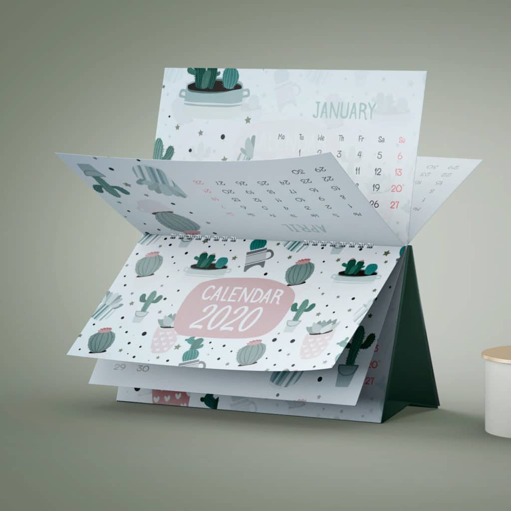 PRINT PERSONALIZED DESK CALENDAR ONLINE | PRINT SPOT