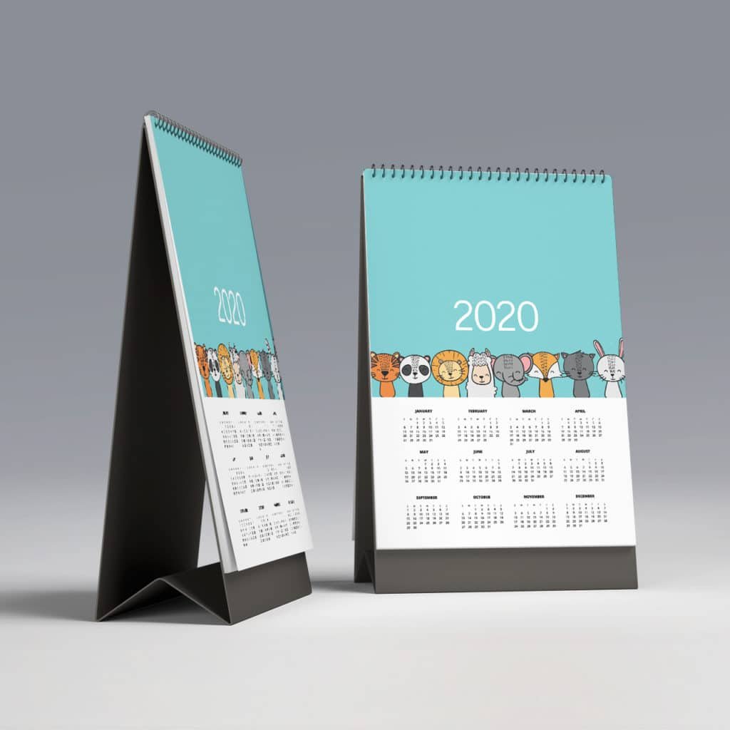 PRINT PERSONALIZED DESK CALENDAR ONLINE | PRINT SPOT