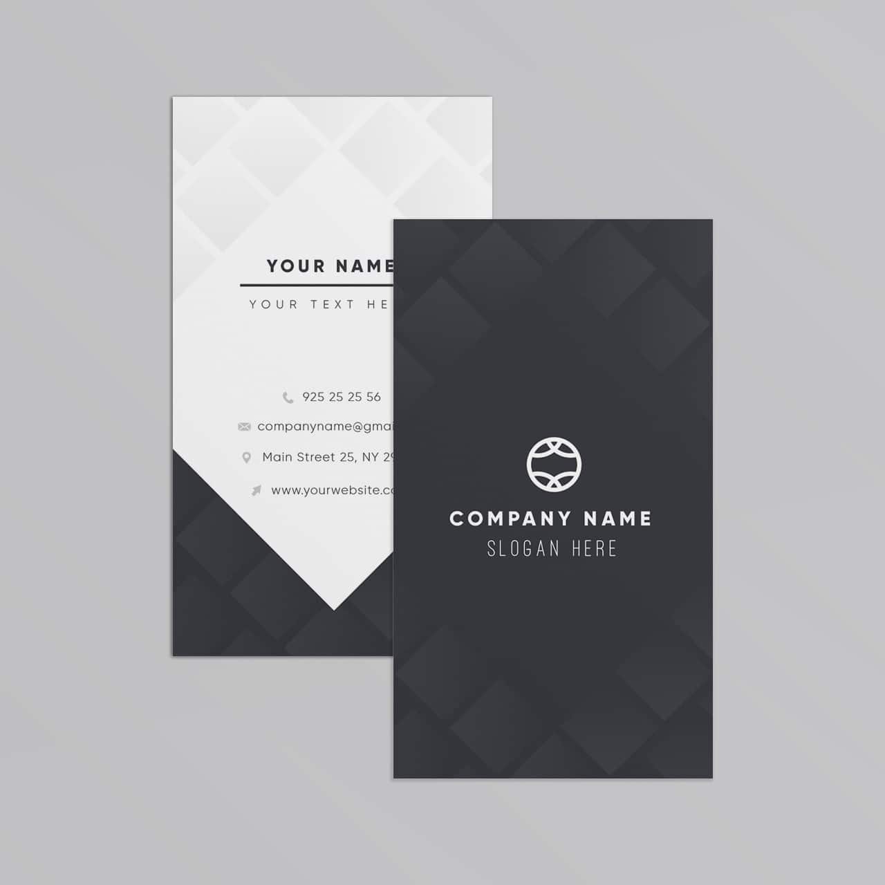 Vertical Business Cards Printing Visiting Cards Printing Print Spot