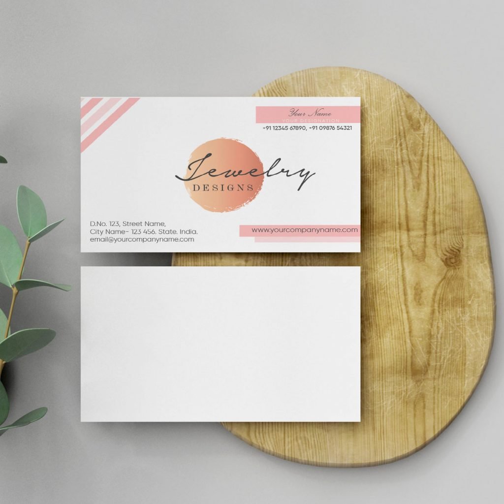 Print Spot Horizontal Glossy Visiting Card_01