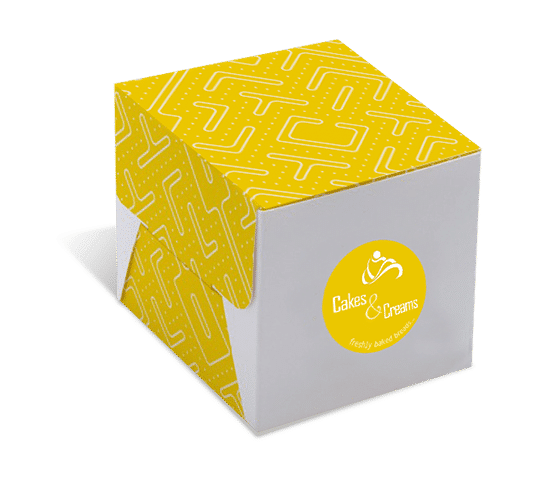 PAPER@RT PRINTED CAKE BOX FOR 1 POUND/500GM CAKE (Pack of 10)(8